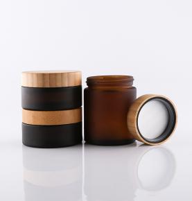 Make Up Sample Face Cream Lotion Emulsion Cosmetic Storage 150ml 250ml 500ml Frosted PET Plastic Bottle Pot With Liners