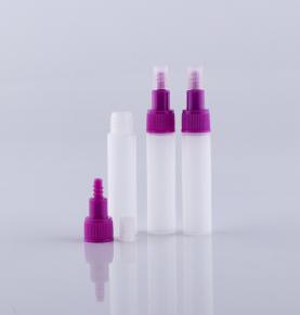 Plastic vaccine bottles