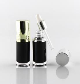 Acrylic black spray paint essential oil bottle