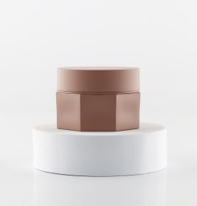 Texture scrub cream bottle