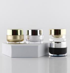 Acrylic cream bottle