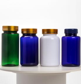 Colored plastic can