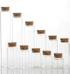 Tube glass bottle 25-260ml